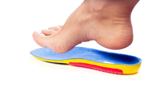 Orthopedic Insole Female Leg — Stock Photo, Image