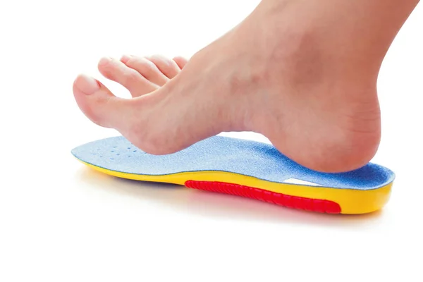 Orthopedic Insole Female Leg — Stock Photo, Image