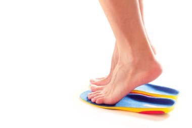 feet and orthopedic insoles clipart