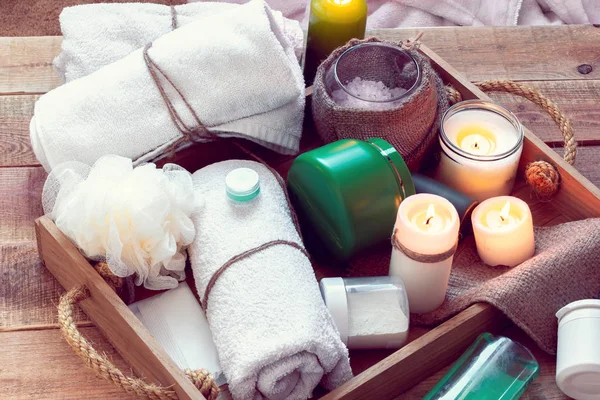 Ensemble d'accessoires de bain pour SPA — Photo