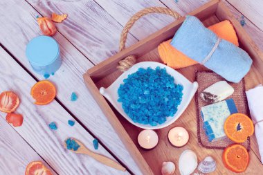  Spa için Hamam aksesuar seti