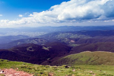 bir Karpat Dağları peyzaj