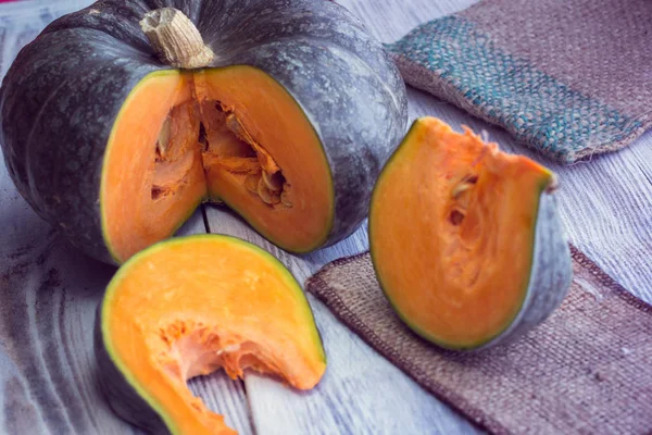 Rebanada de calabaza verde — Foto de Stock