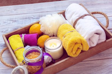  Spa için Hamam aksesuar seti