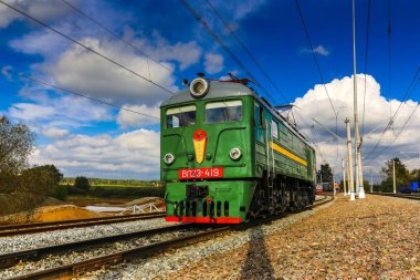 Retro Rus elektrikli lokomotif