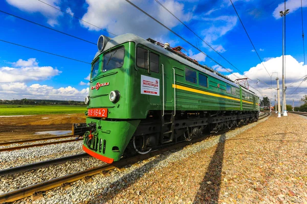 Locomotive Électrique Russe Rétro — Photo