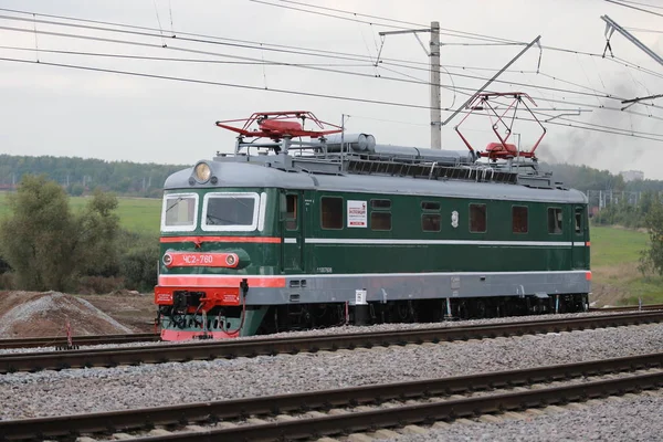 Locomotive électrique russe rétro — Photo