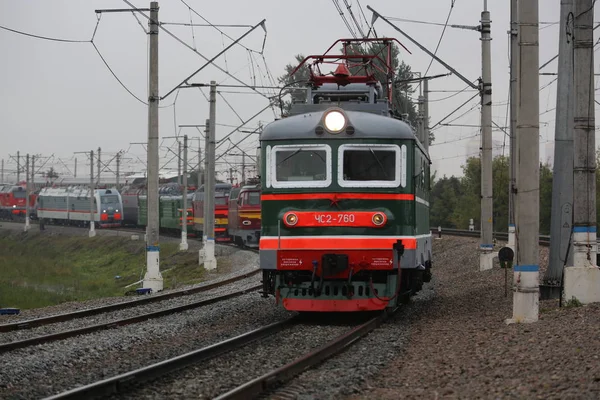 Locomotora Eléctrica Retro Rusa —  Fotos de Stock