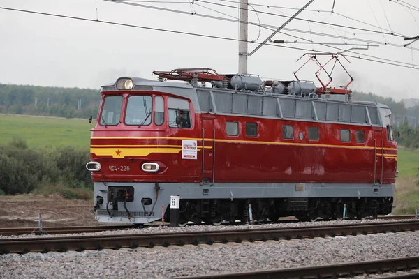 Locomotora Eléctrica Retro Rusa —  Fotos de Stock