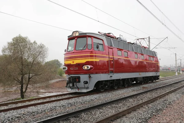 Locomotive Électrique Russe Rétro — Photo