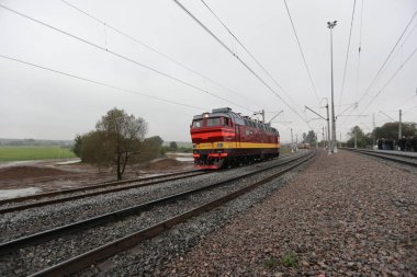 Retro Rus elektrikli lokomotif