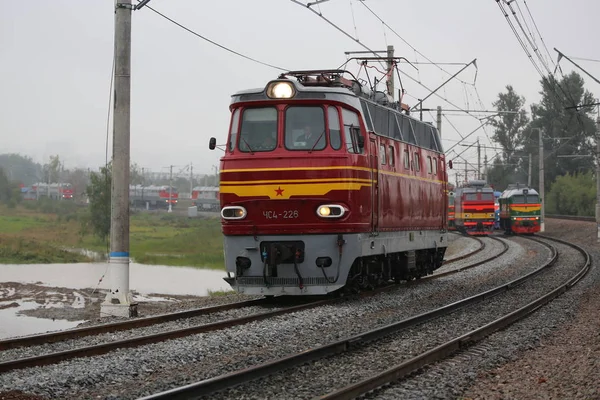 Locomotora eléctrica retro rusa —  Fotos de Stock