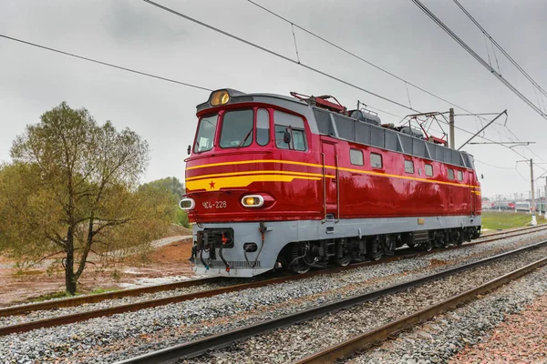 レトロなロシアの電気機関車 — ストック写真