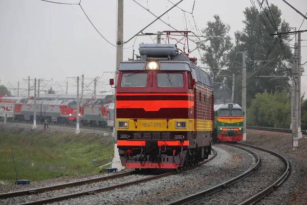 Locomotora eléctrica retro rusa —  Fotos de Stock