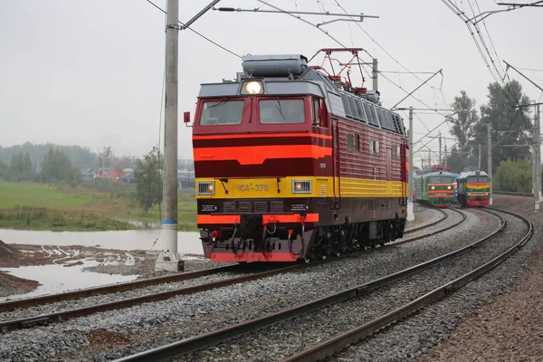 Locomotora Eléctrica Retro Rusa —  Fotos de Stock