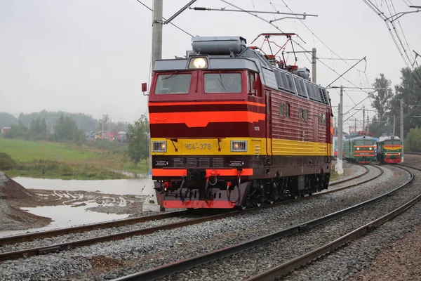 Locomotora Eléctrica Retro Rusa —  Fotos de Stock