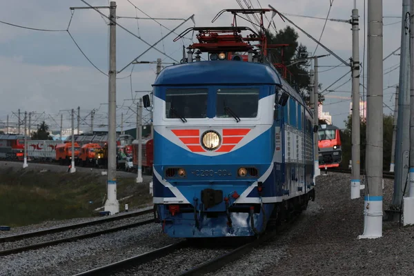 Locomotiva Elettrica Russa Retrò — Foto Stock