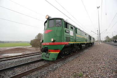 Retro Rus dizel lokomotifi