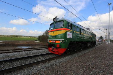 Retro Rus dizel lokomotifi