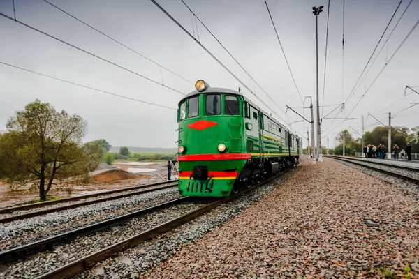 Retro Rus dizel lokomotifi