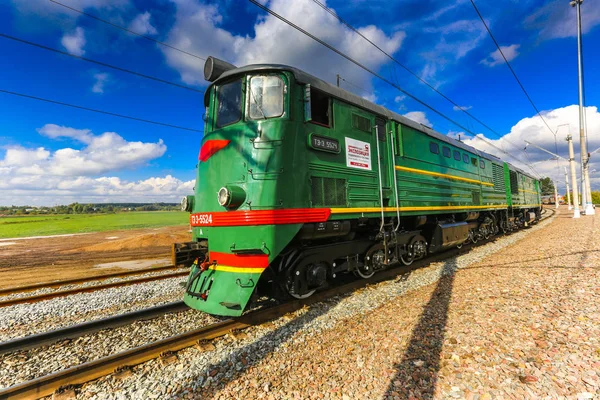 Locomotora Diesel Rusa Retro — Foto de Stock