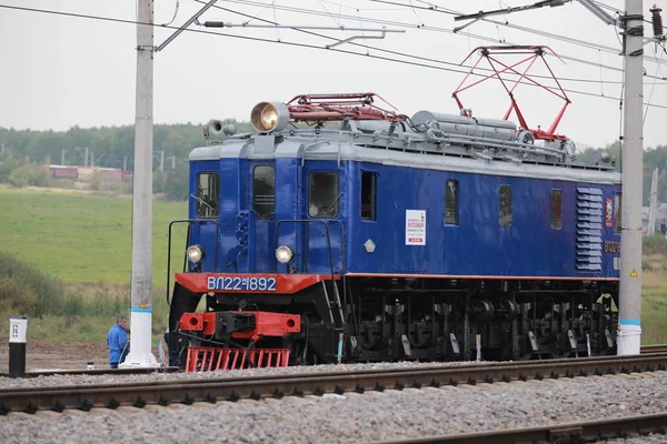 Locomotora eléctrica retro rusa — Foto de Stock