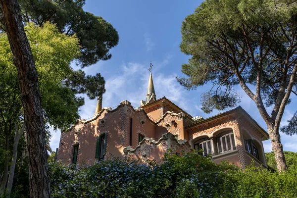 Casa Gaudi Park Guell Barcelona Espanha — Fotografia de Stock