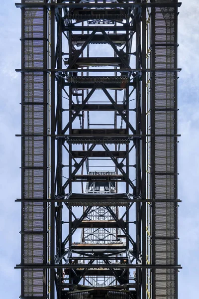 Gigantiska Grävmaskin Den Nedlagda Brunkol Dagbrott Ferropolis Staden Järn Stadt — Stockfoto