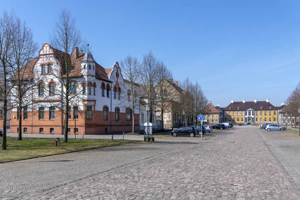 Stadt Oranienbaum Mit Schloss Und Park Die 1700 Als Komplettes — Stockfoto