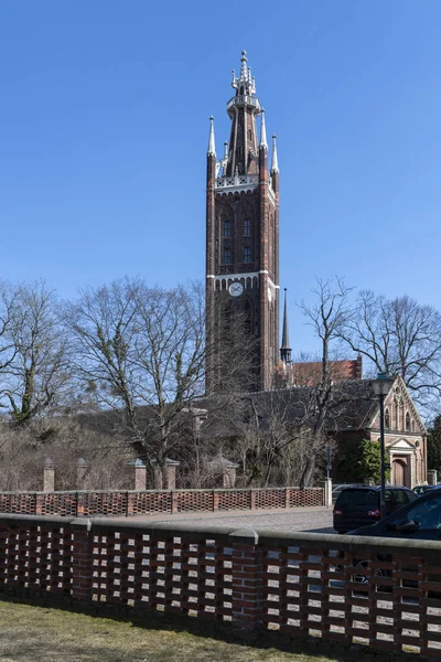 Peters Church Bijbel Toren Worlitz Park Een Deel Van Het — Stockfoto