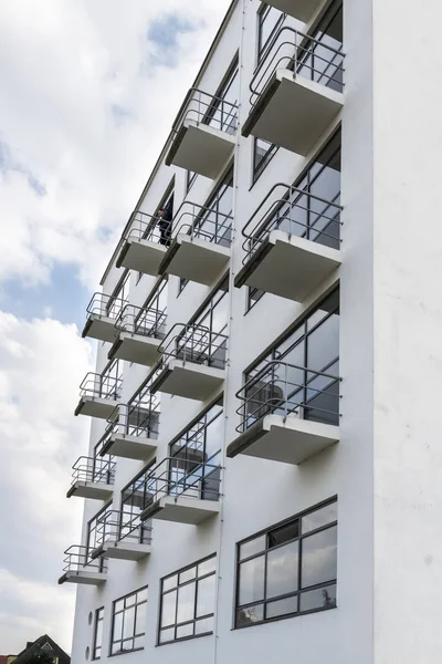 Dessau Alemania Marzo 2018 Emblemático Edificio Escuela Arte Bauhaus Diseñado —  Fotos de Stock