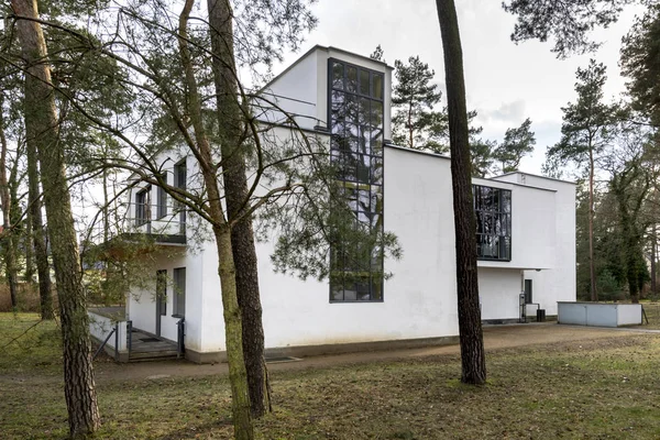 Dessau Németország 2018 Március Bauhaus Mester Ház 1925 Ben Építész — Stock Fotó