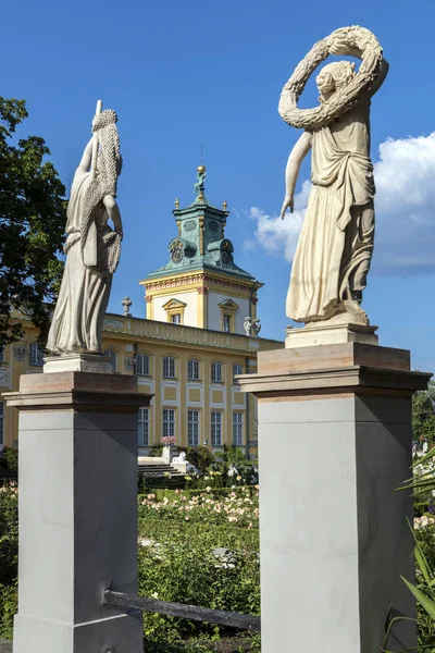Warschau Polen Juli 2018 Fassade Des Palastmuseums Von Witanow Königliche — Stockfoto