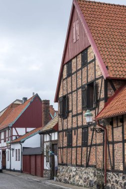 İsveççe kasaba Ystad, Skane ilçe iyi binalar.