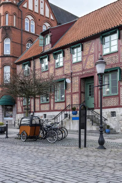 Старая Архитектура Шведском Городе Истад — стоковое фото