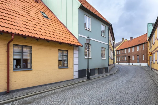 Pouliční Scéna Švédského Města Ystad Kraj Skåne — Stock fotografie