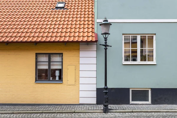 Gatan Scen Från Den Svenska Staden Ystad Skåne Län — Stockfoto