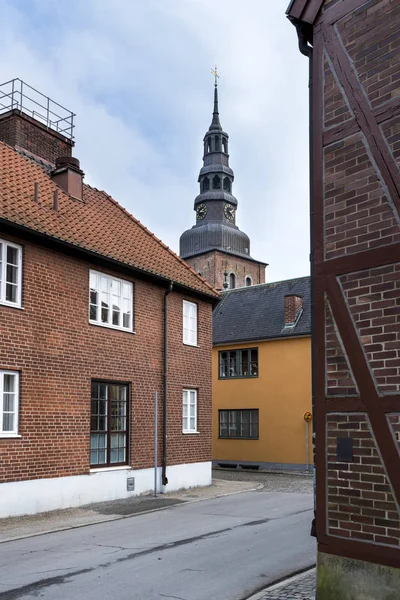 Alte Architektur Der Schwedischen Stadt Ystad Skane County — Stockfoto