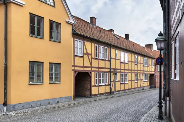 İsveççe kasaba Ystad, Skane ilçe iyi binalar.