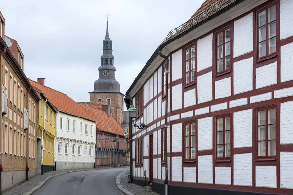 Old Architecture Swedish Town Ystad Skane County — Stock Photo, Image