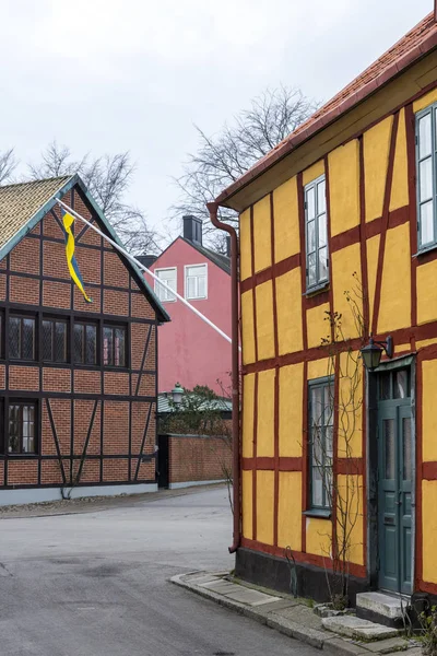 Stará Architektura Švédském Městě Ystad Kraj Skåne — Stock fotografie