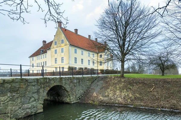 Krageholms Slott Ett Slott Från 1300 Talet Ligger Skåne Län — Stockfoto