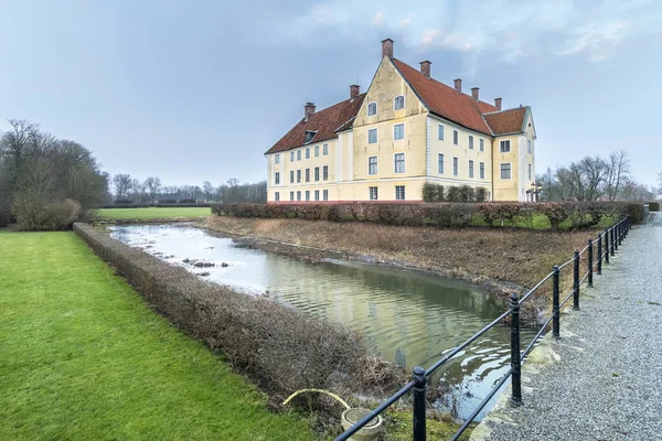 Krageholms Slott Castillo Del Siglo Xiv Encuentra Condado Skane Suecia — Foto de Stock