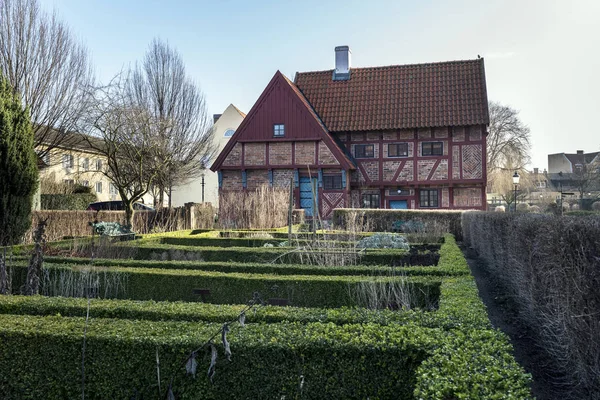 Alte Architektur Der Schwedischen Stadt Ystad Skane County — Stockfoto