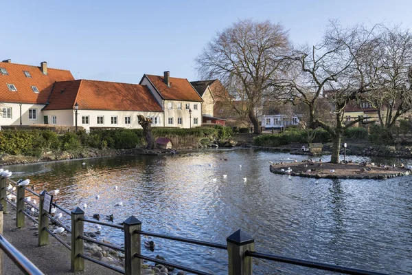 Old Architecture Swedish Town Ystad Skane County — Stock Photo, Image