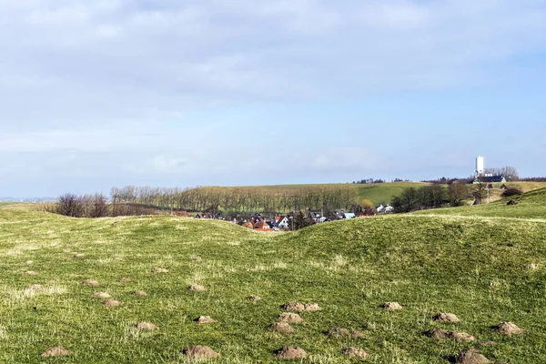 Scandinavische landschap in Scane, Zuid-Zweden — Stockfoto