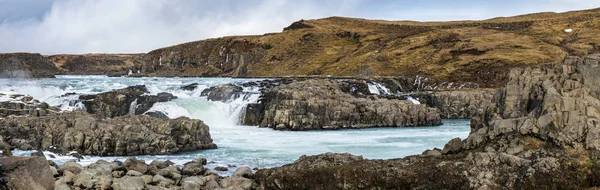 Kışın İzlanda Urridafoss şelale — Stok fotoğraf