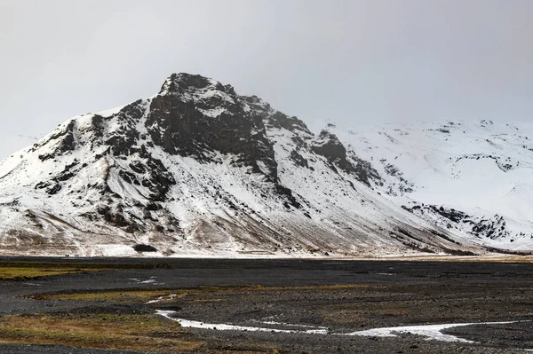 アイスランドの田舎の冬の風景 — ストック写真