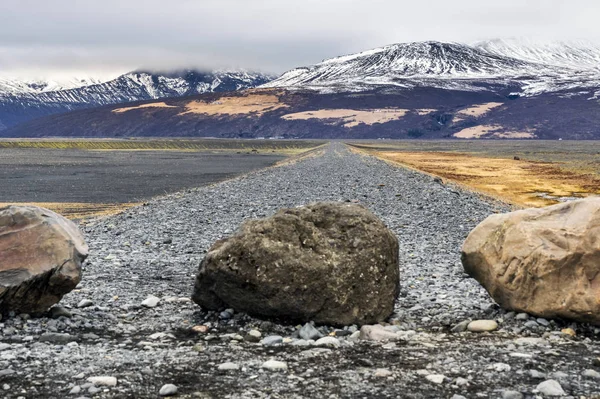 アイスランドの田舎の冬の風景 — ストック写真