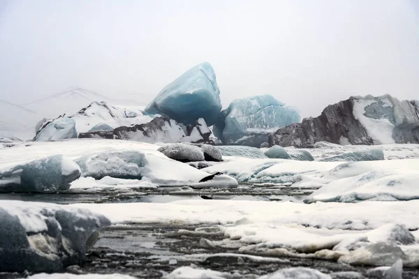 Laguna glaciar jokulsarlon, iceland — Foto de Stock